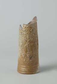 Fragment van een kruik (schnelle) met Lucretia