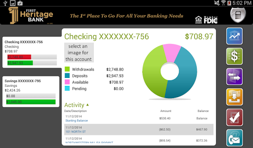 【免費財經App】First Heritage Bank Tablet-APP點子