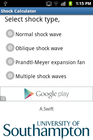 Shock Calculator