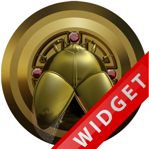 Poweramp Widget Gold Scarab LOGO-APP點子