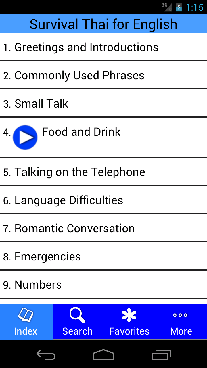 Survival Thai for English Screen 1