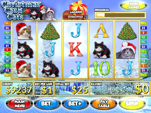 Christmas Cash Cats FREE Slots