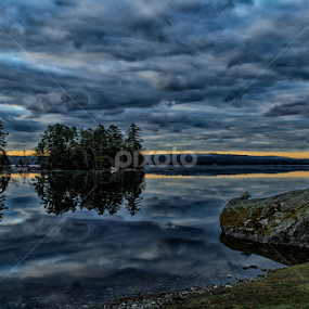 Alamoosook Lake by Tom Whitney - Landscapes Weather