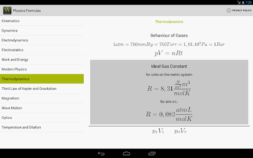 Download Physics Cheat Sheets FREE for Free | Aptoide ... - browsing