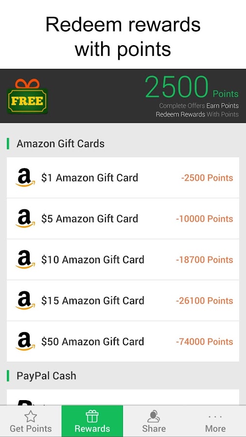 Free Gift Cards - Android Apps on Google Play
