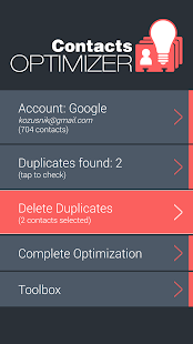 Contacts Optimizer