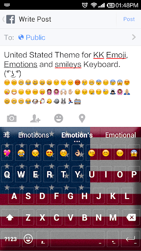 United States Emoji Keyboard