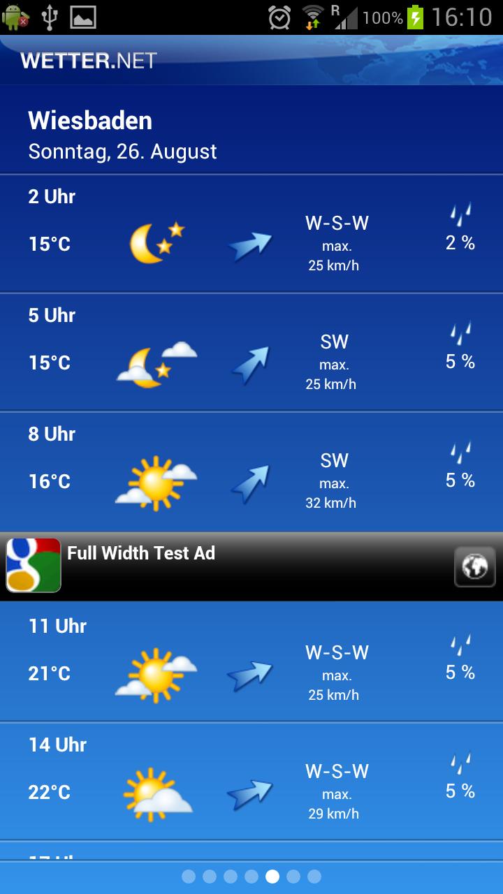 wetter.net Screen 3