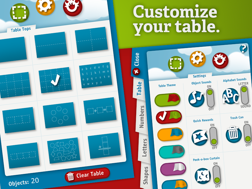 TableTots Teacher Screen 2