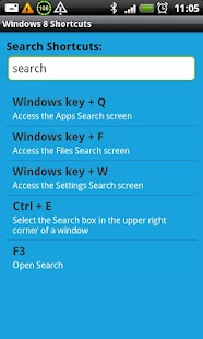 Free Download Windows 8 Shortcuts APK