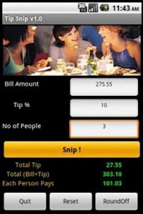 Tip Calculator - Tip Snip Screenshots 2