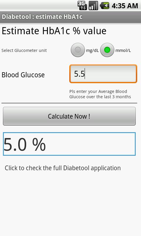 DIABETooL HbA1c Screen 2