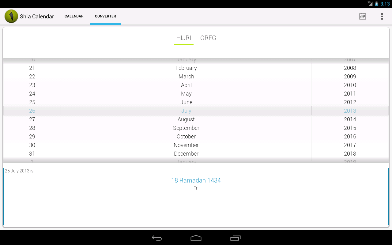 Shia Calendar Android Apps on Google Play
