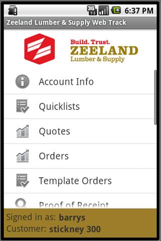 【免費商業App】Zeeland Lumber & Supply Web Tr-APP點子