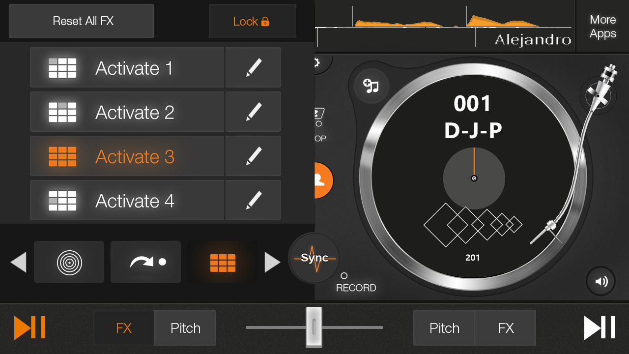 edjing PE - Gira-discos DJ Mix - Screenshot
