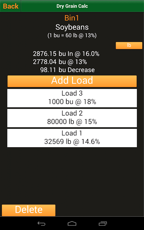 Dry Grain Calculator Android Apps on Google Play