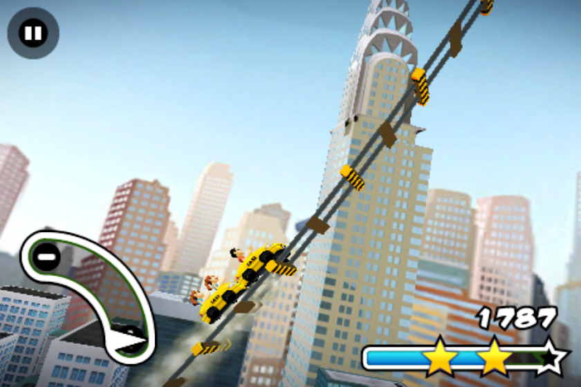 3D Rollercoaster Rush NewYork Screen 2