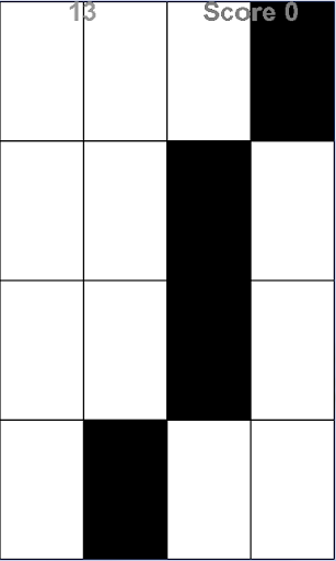 Piano Tiles Tap The Black Tile