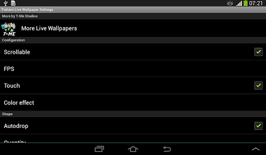 Pattern Live Wallpaper Screenshots 1