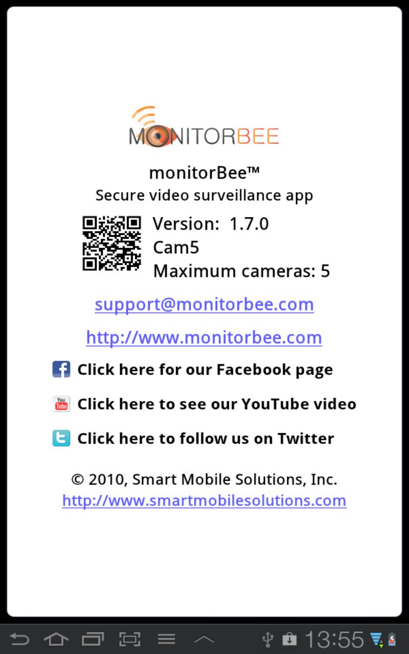 monitorBee Cam5 Screen 2