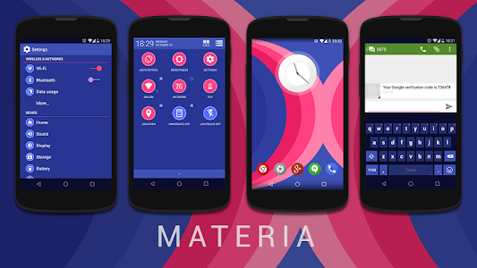 Screenshot Materia CM11/PA Theme v1.01