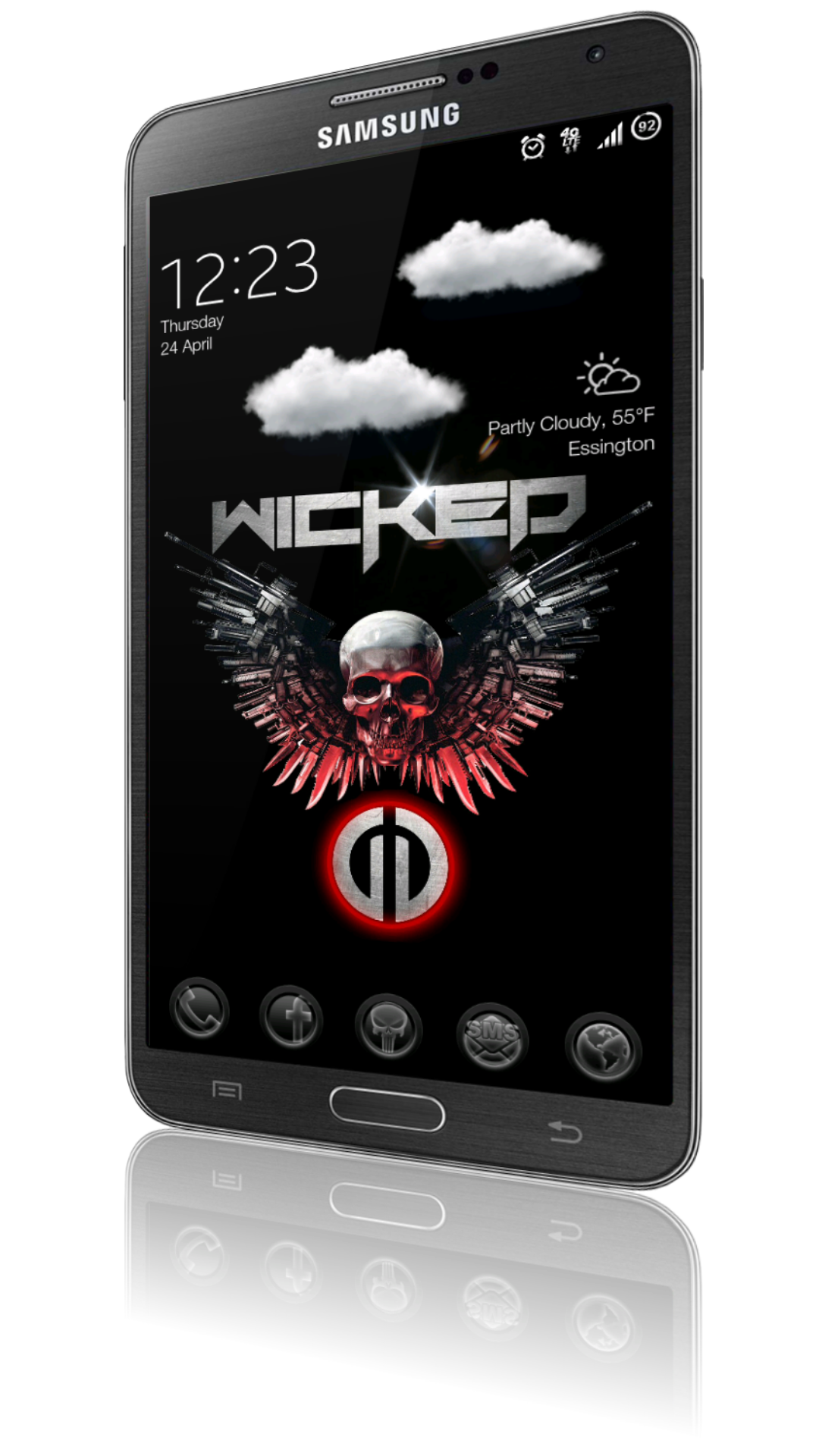 Android application Zooper Realistic Weather screenshort