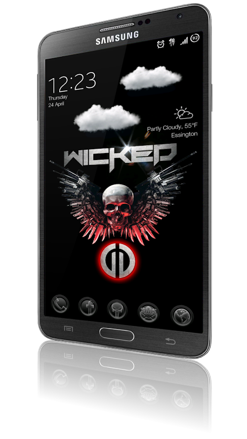 Android application Zooper Realistic Weather screenshort