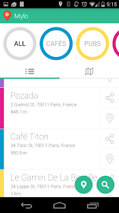 Mylo - My Locations and Places Screenshots 1
