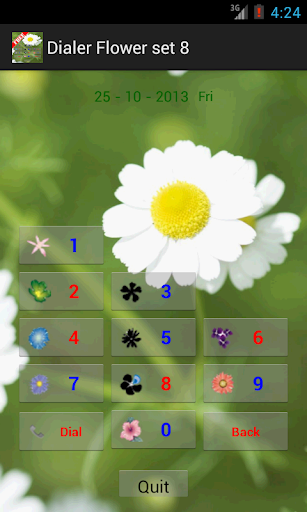 Dialer Flower 8