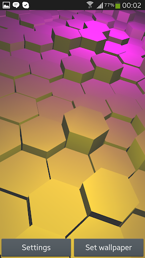 【免費個人化App】Honeycomb 3D Live Wallpaper-APP點子