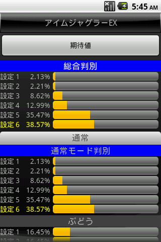 パチスロ設定判別カウンター Screen 2