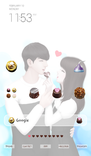 lovely valentine dodol theme