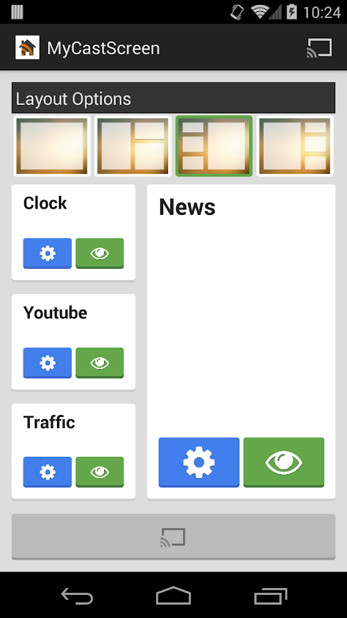 Android application MyCastScreen screenshort
