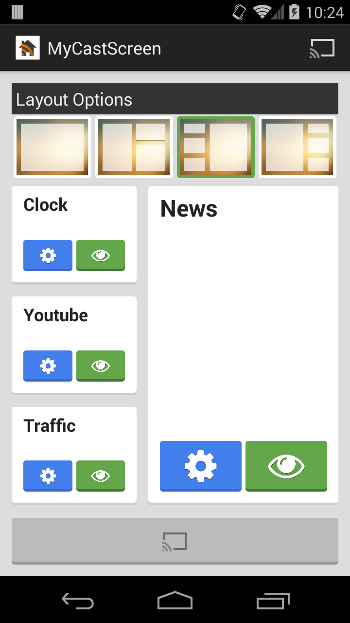 MyCastScreen Screen 1