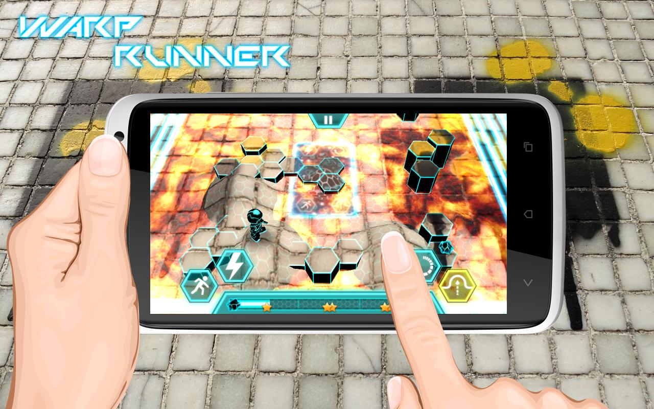 Android application Warp Runner screenshort