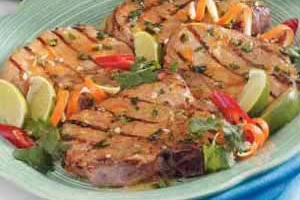 Lime-Glazed Pork Chops