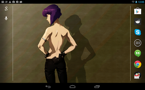 Motoko Parallax Live Wallpaper Screenshots 1