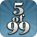 5of99: 5 in a Row Brain Puzzle icon