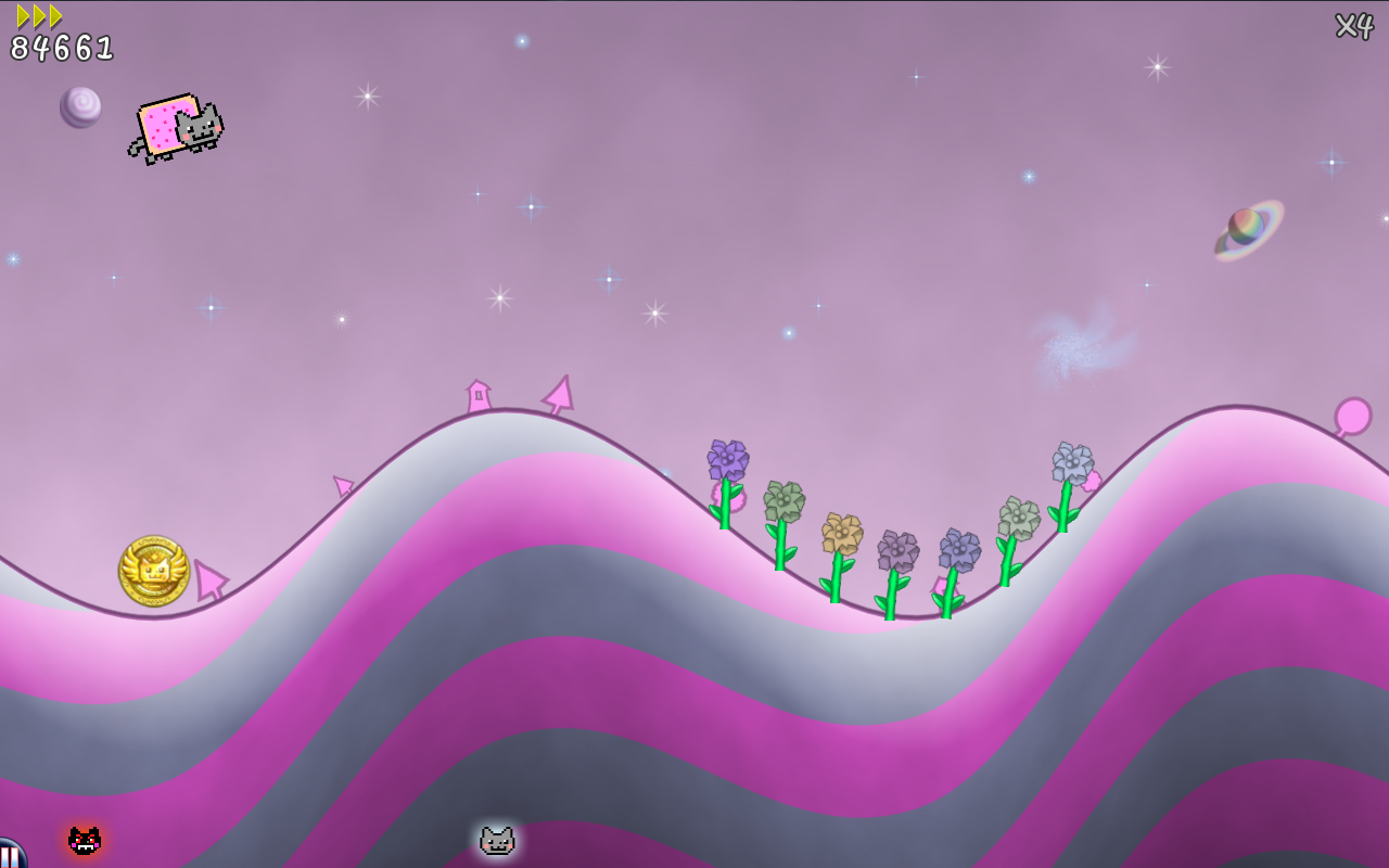    Nyan Cat: Lost In Space- screenshot  