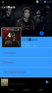 KRUSHED BLUE CM11 THEMECHOOSER - screenshot thumbnail