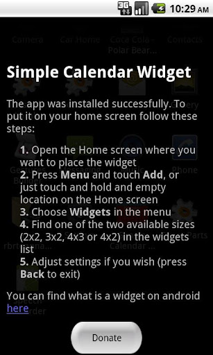 【免費工具App】Simple Calendar Widget Free-APP點子