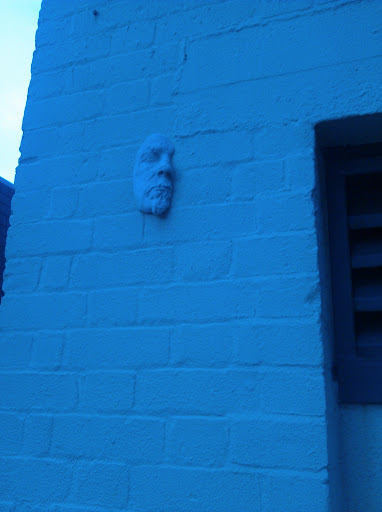 Random Head on Wall 