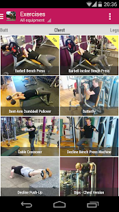 Bodybuilding Exercises PRO Screen 2