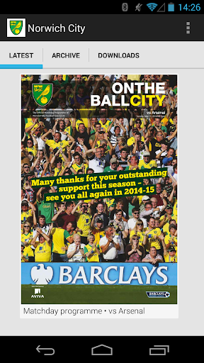 Norwich FC Matchday Programmes