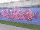 Der Ast-Mann Grafitti 