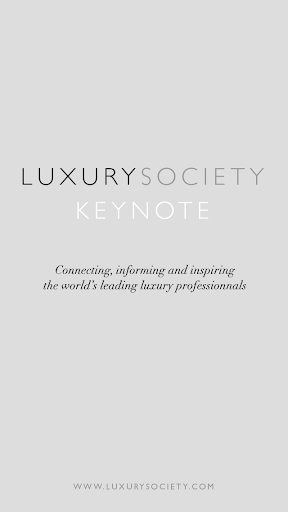 Luxury Society Keynote