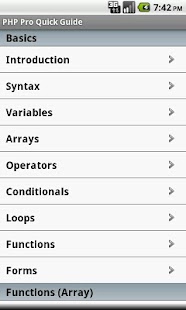 PHP Pro Quick Guide Screenshots 4