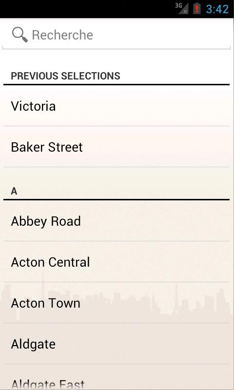 LONDON SUBWAY GUIDE PRO Screen 3