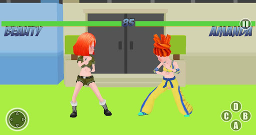 School Girls Fighting 3D