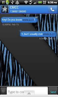 How to download GO SMS THEME/ZebraBlue1 lastet apk for bluestacks